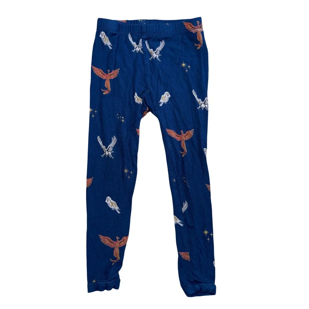 Kyte Baby Harry Potter Pajama Set Kids 18-24M Blue Excellent Phoenix Owl Bamboo